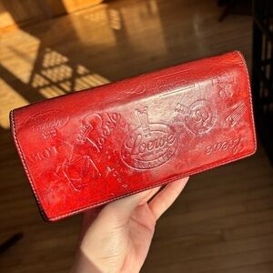 Loewe 160th Anniversary Red Long Wallet